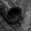 Tapis checker nitrile noir 10000x1400 épaisseur 3mm (1 rouleau = 14 m²)